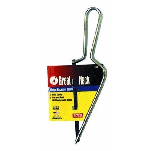 GreatNeck 35C Midget Hacksaw Frame Carded by Great Neck