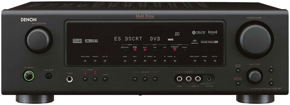 Denon AVR-687 7.1-Channel Home Theater Receiver (Discontinued by Manufacturer)