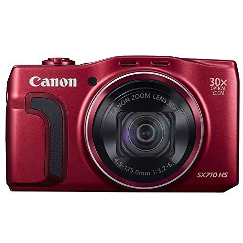 Canon PowerShot SX710 20.3MP 3x Optical Zoom Wifi Enabled Digital Camera Red
