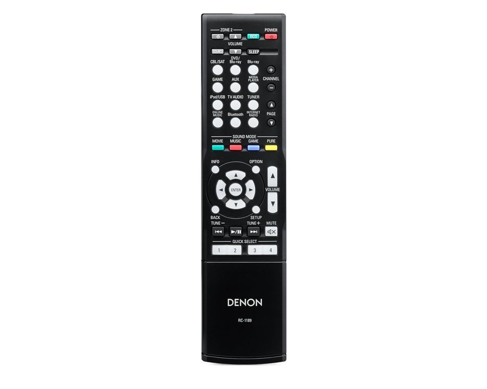 Denon AVR-X1200W 7.2 Channel Full 4K Ultra HD AV Receiver with Bluetooth and Wi-Fi N5