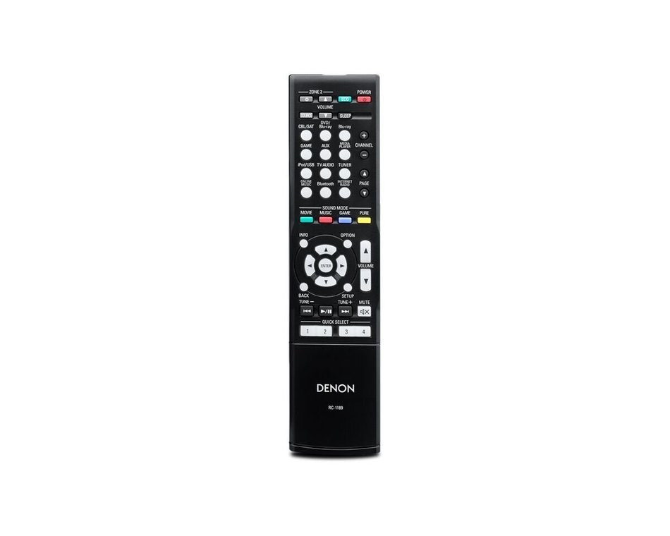 Denon AVR-X1200W 7.2 Channel Full 4K Ultra HD AV Receiver with Bluetooth and Wi-Fi N7
