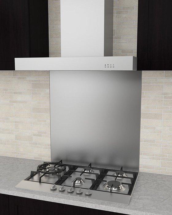 Ancona Rectangle Stainless Steel 450 CFM Wall Mount Range Hood, 30-Inch N2