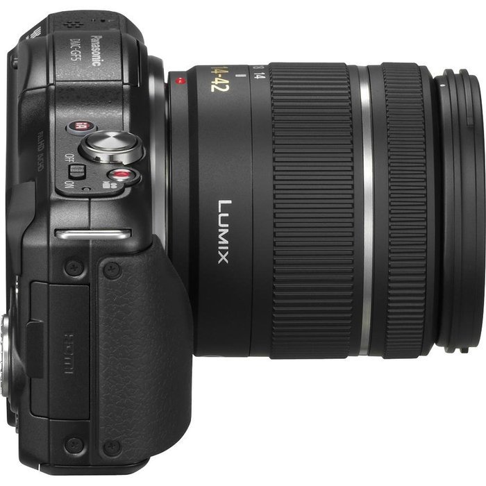 Panasonic DMC-GF5KK 12 MP Mirrorless Digital Camera with 3-Inch Touch Screen and 14-42 Zoom Lens (Black) N11