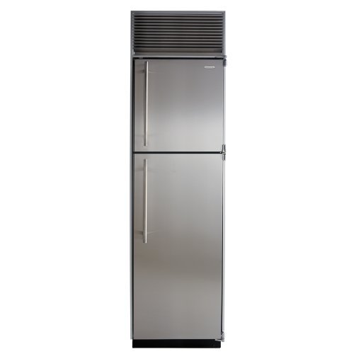 Marvel M24TFWSR 24" Wide 14.9 cu. ft. Top Freezer Refrigerator with Automatic Icemaker Perforated FreshFlo Stainless...