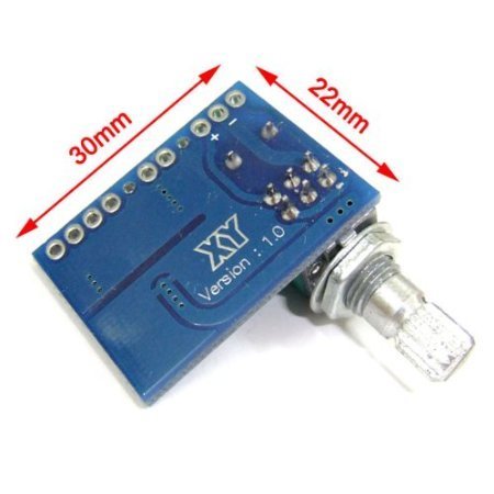 RioRand 10PCS Mini 5V Audio Ampli Digital Amplifier Board Support USB Powered Two Channel Stereo Amp 3W+3W
