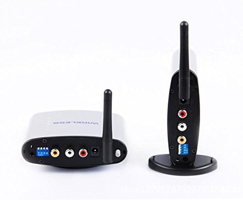 Eoncore 2.4GHZ 150m AV Audio Video Sender Wireless TV Transmitter Receiver TV Audio Video Transmitter receiver N5