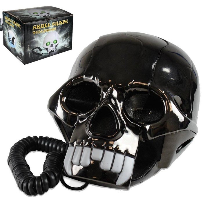 Skull Black phone