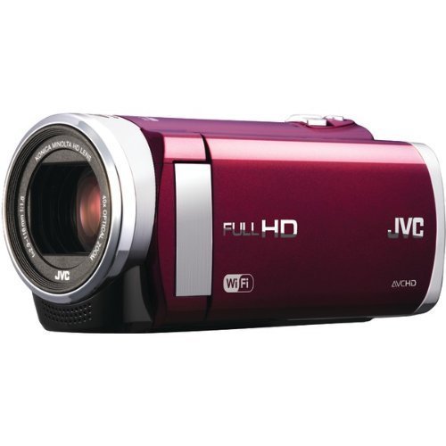 JVC 1.5-Megapixel 1080P High-Definition Everio Digital Video Camera (Red) GZEX210RUS (Discontinued by Manufacturer)