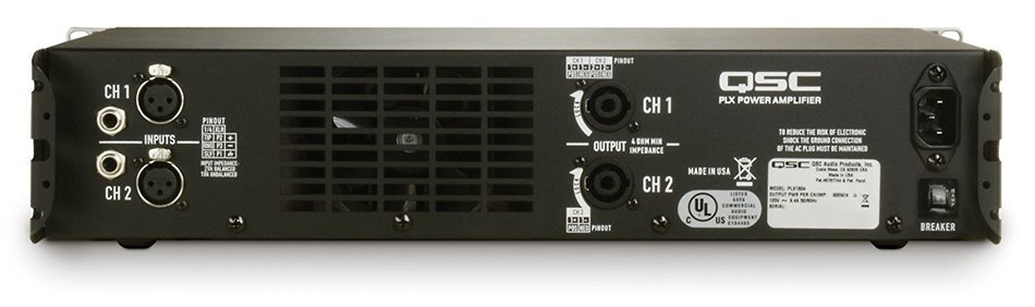 QSC PLX2502 Lightweight Power Amplifier N17