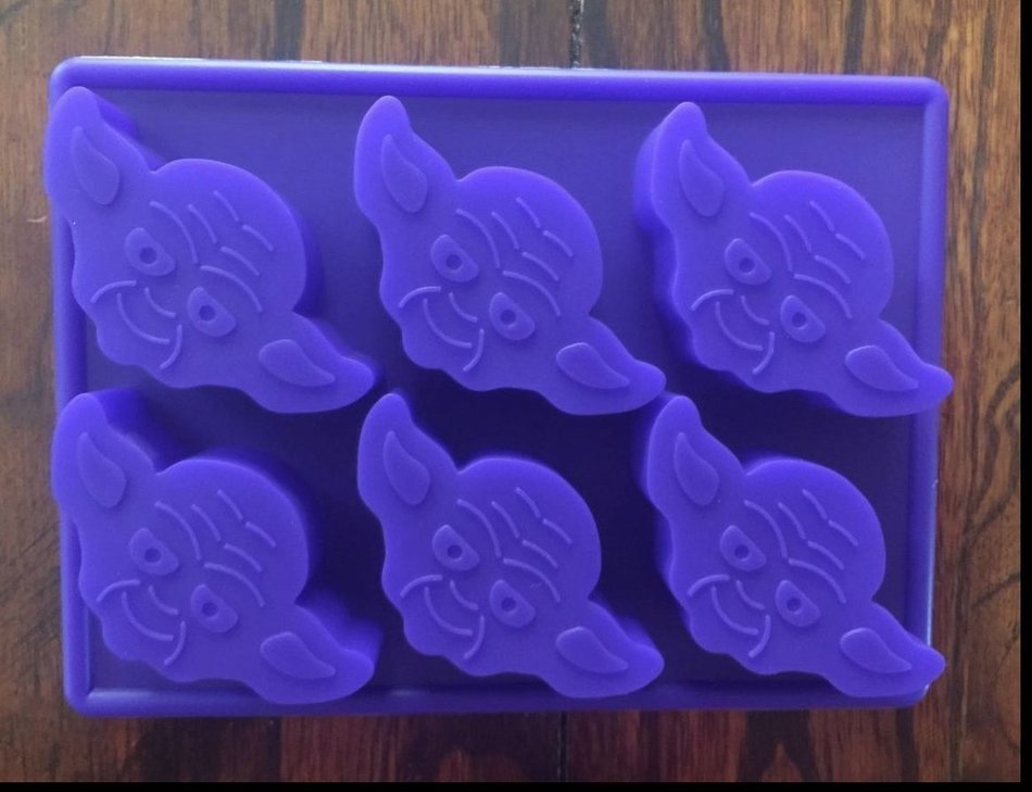 Star wars Jedi Master Yoda Silicone Birthday Chocolate Candy Mold Ice Tray