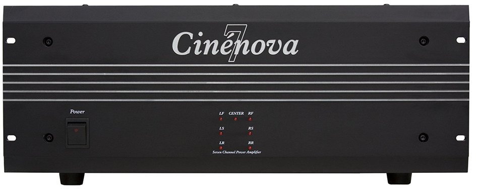 Earthquake Sound CINENOVA 7 7-Channel Class A/B Amplifier (Black) N3