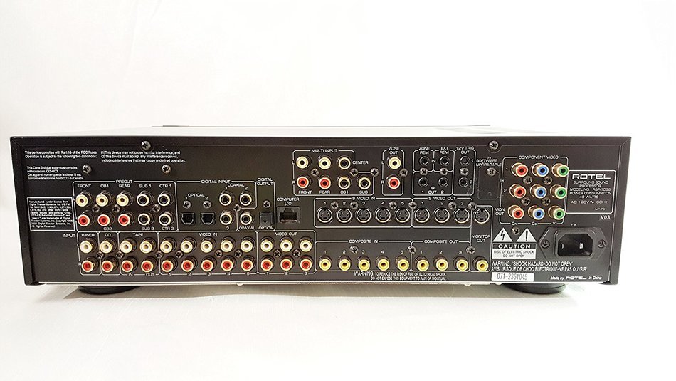 Rotel RSP-1066 Audiophile 7-Channel Surround Preamp Processor