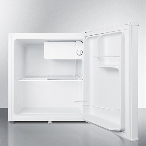 S19LWHPLUS Compact refrigerator-freezer with thermometer, hospital grade cord, and front-mounted lock for general...