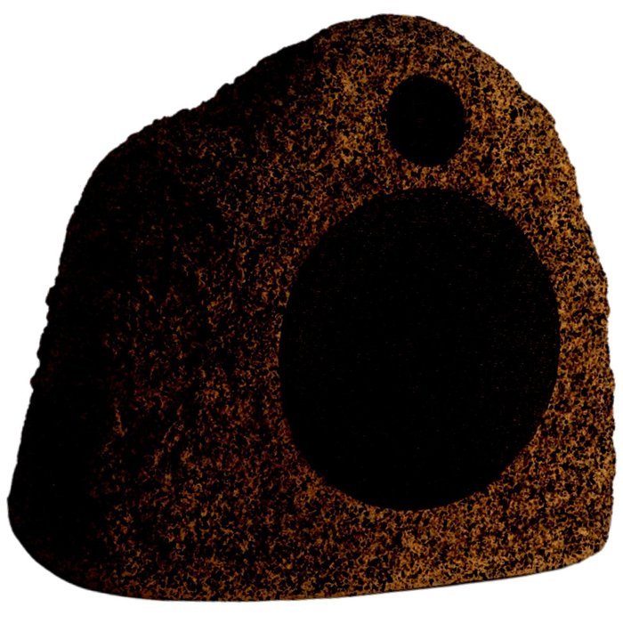 Stereostone Cinema Rock Outdoor Speaker 8 Inch Davinci Rock Speaker (Black Lava)