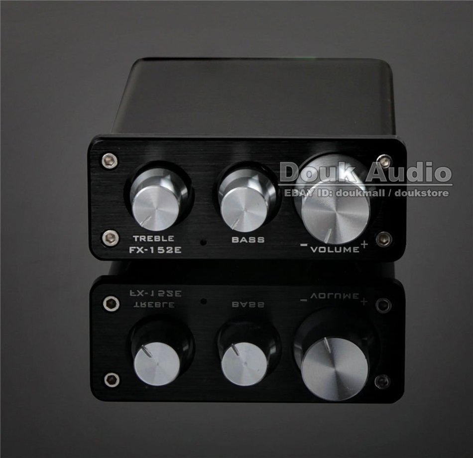 Mini TA2024 Digital Amplifier XR1075BBE Tone Control Treble& Bass HiFi Audio Amp N4