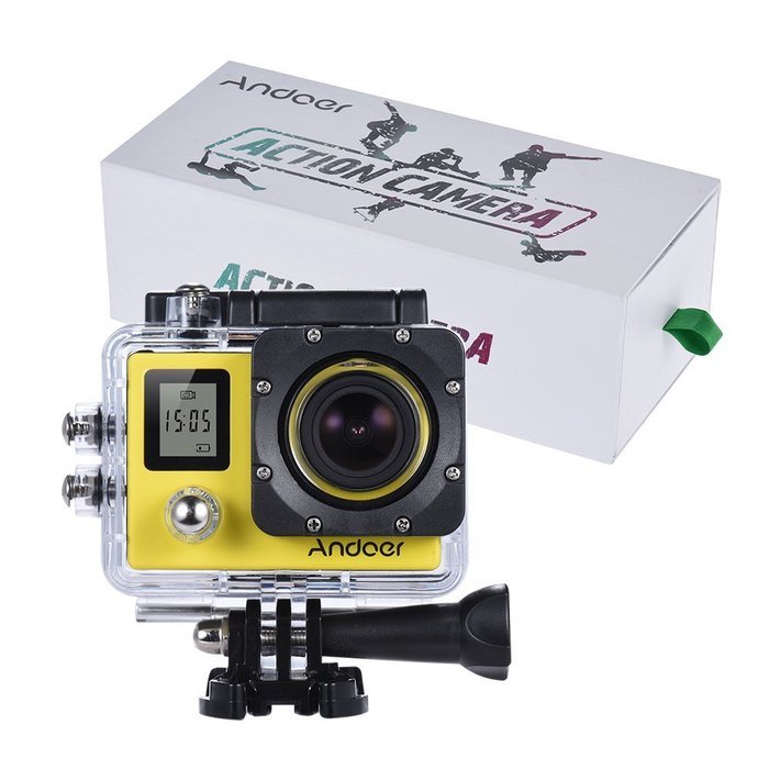 Andoer 4K 30fps/1080P 60fps Full HD 16MP Action Camera Waterproof 30m ...