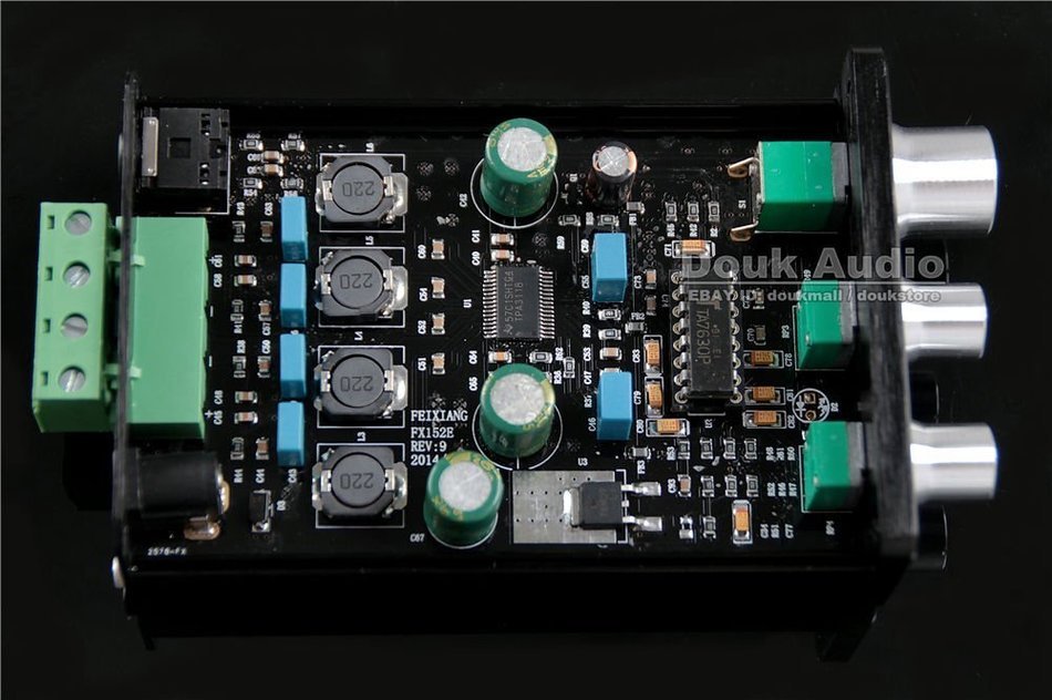 Mini TA2024 Digital Amplifier XR1075BBE Tone Control Treble& Bass HiFi Audio Amp N8