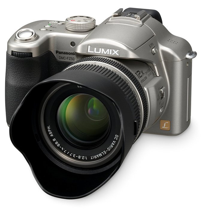 Panasonic DMC-FZ50S 10.1MP Digital Camera with 12x Optical Image Stabilized Zoom (Silver) N11