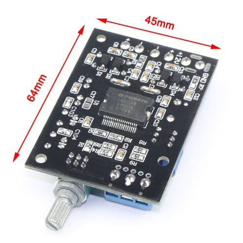 DROK® Ultra Small Size TA2024B Computer PC Digital Stereo Amplifier ...