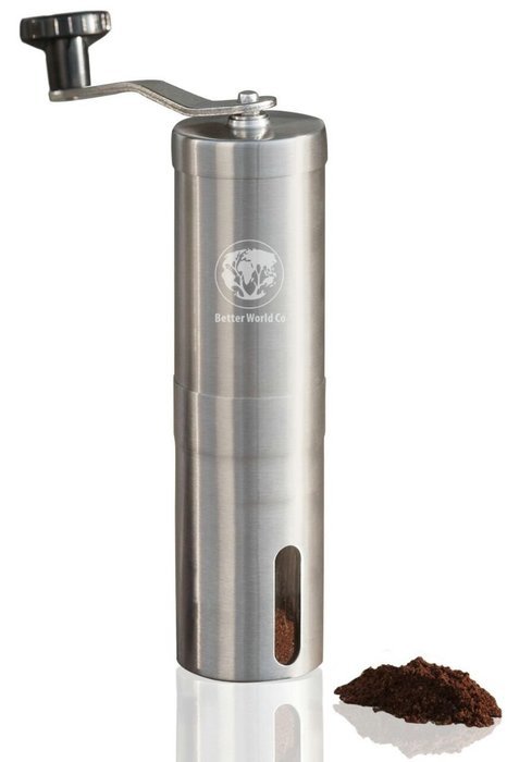 Manual Coffee Grinder, Manual Coffee Grinder with Ceramic Blade, Stainless Steel Coffee Bean Mill