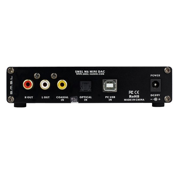 SMSL M6 Audio USB DAC Decoder Headphone Amplifier AMP Gold N3