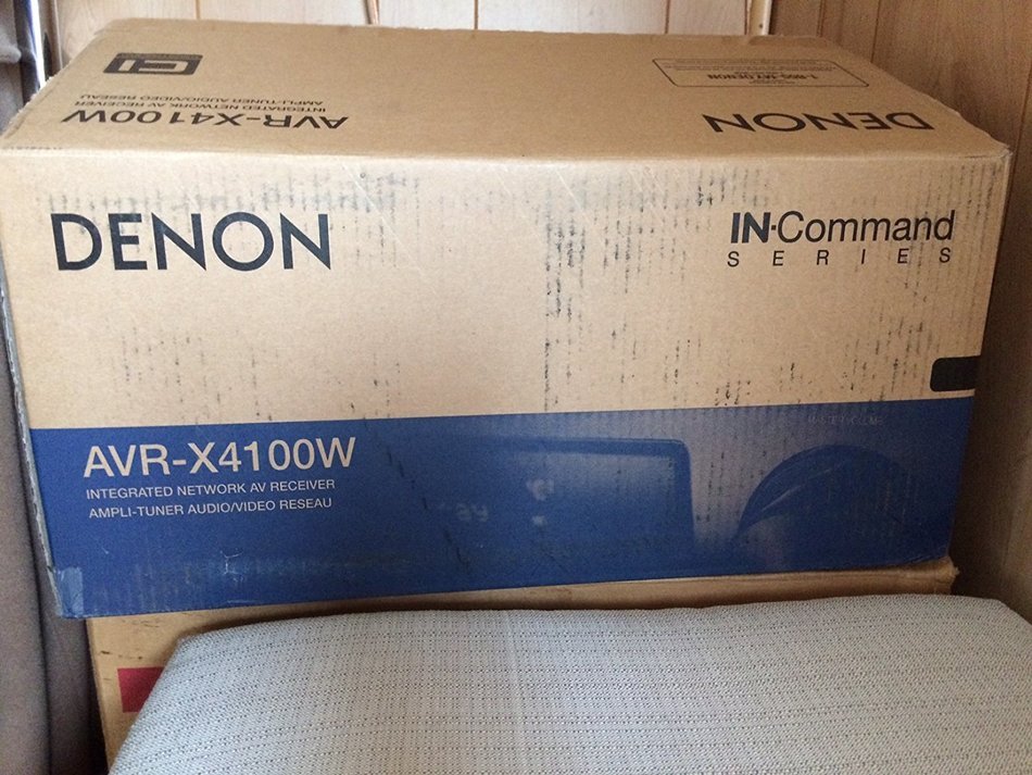Denon AVR-X4100W 4K Ultra HD 7.2 Channel network AV Receiver with built-in Bluetooth, Wi-Fi, AirPlay, featuring...