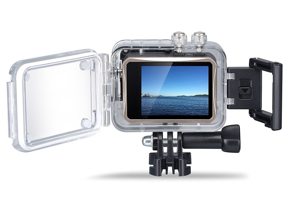 Miho SDV-8560Q 4K UHD Waterproof WiFi Sports Action Camera w/ Sony Sensor 2.0" HD LCD Wide Angle Lens App Remote... N5