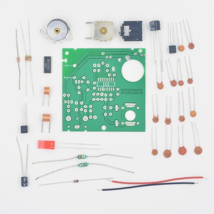 Puuli M28S 9018 TDA7021T KA22429 FM Radio Receiver Plate Chip Finished Module Board Plate DIY Kit DIY Learning... N2