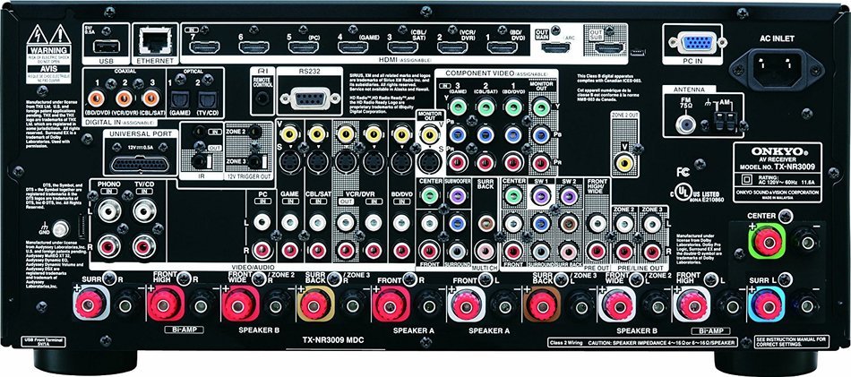 Onkyo TX-NR3009 9.2-Channel Network A/V Receiver (Black) (Discontinued by Manufacturer) N2