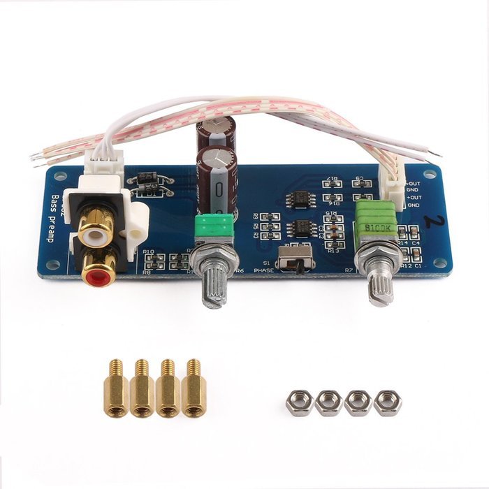 DROKxae; OPA2132 Op-amp Subwoofer Low-pass Filter Circuit Board [Electronics] N2
