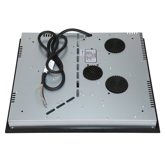 WindMax&reg; 23.5'' Glass 2 Induction & 2 Infrared Cooker Timmer Burners Stove Cooktops 6000W 240V N8