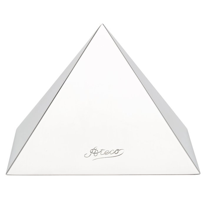 Ateco 4.75 by 3.25-Inch Stainless Steel Pyramid Mold N2