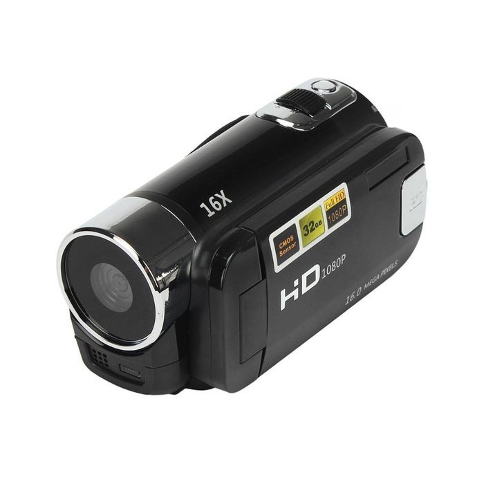 Hotkey HD 1080P 16M 16X Digital Zoom Video Camcorder Camera DV Black