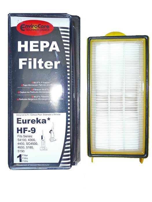 (1) 60285 Eureka HF9 Hepa Pleated Vacuum Filter, Bagless Cyclonic ...