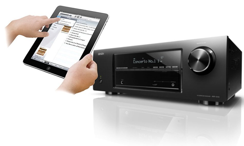 Denon AVR-1713 5.1 Channel 3D Pass Through and Networking Home Theater AV Receiver with AirPlay (Discontinued... N8
