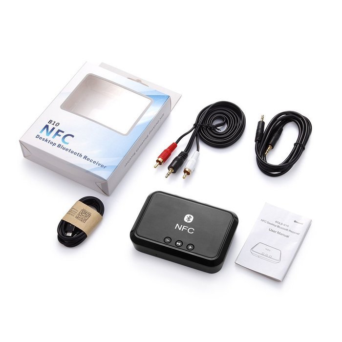 KISENG Wireless Bluetooth NFC Audio Receiver for Audio Equipment System N7