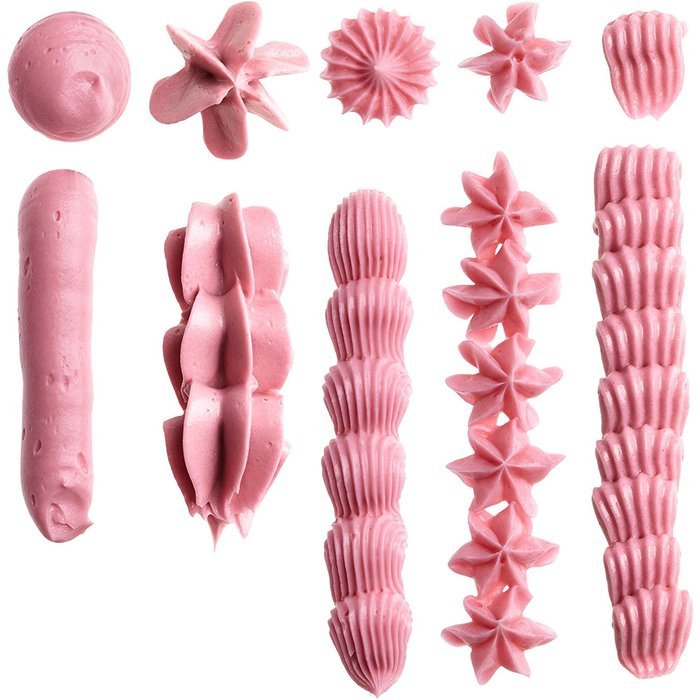 iCooker 17-Pack Decorating Tips for Cake Supplies [FREE Pastry Bag Kit Set] Best Professional Tool Tips for Icing... N7