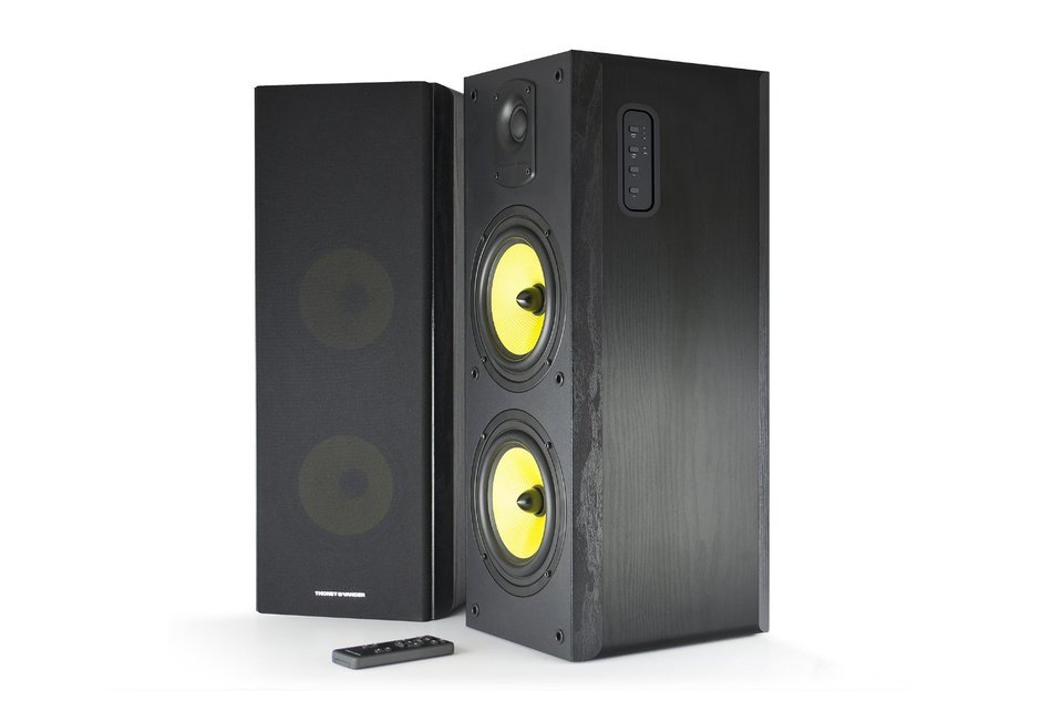 Thonet and Vander Koloss 2.0 800 Watts Wood Hi-Fi Bluetooth 4.0 Speakers with Integrated Amplifier, 3.5mm Stereo...