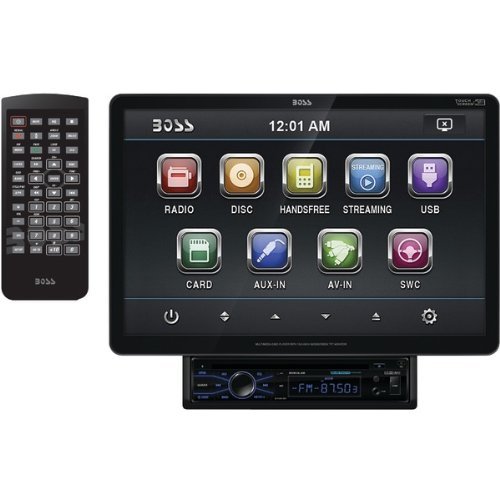 BOSS AUDIO BVS13.3B 13.3" Single-DIN In-Dash Widescreen DVD/MP3/CD & AM/FM Receiver with Bluetooth