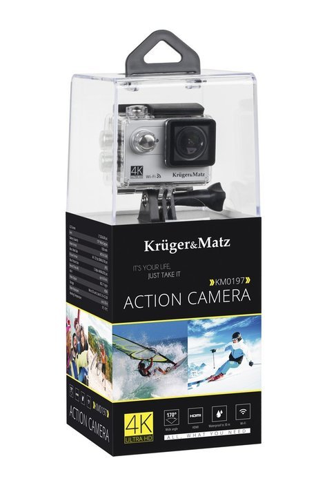 Sport CAM 4K Kruger&Matz Silver N12