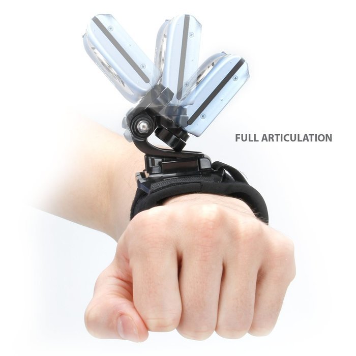 USA Gear Armband Action Camera Filming Solution with 2-point Neoprene Strap and J Hook and Tripod Screw Mount... N2