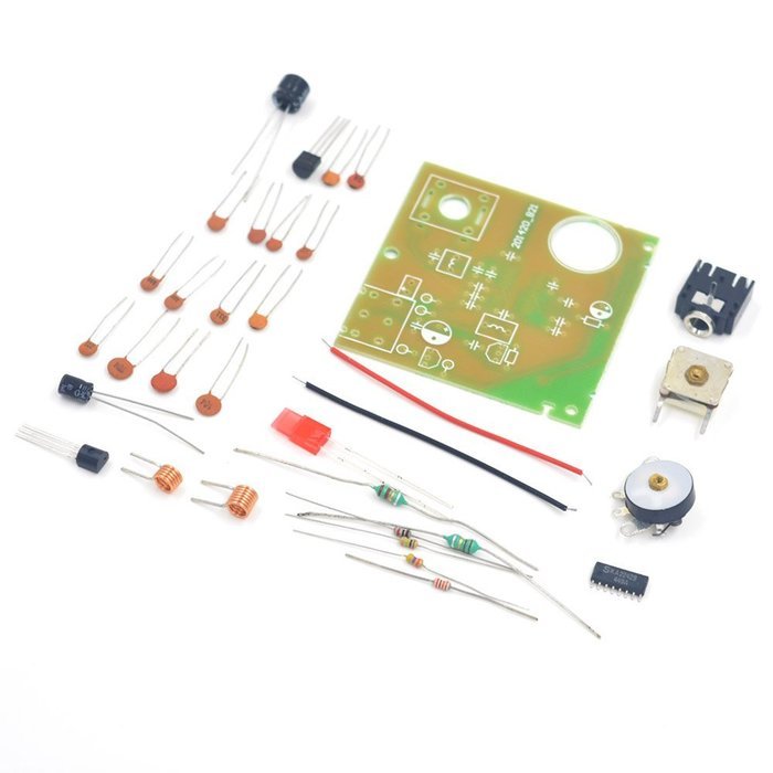 Puuli M28S 9018 TDA7021T KA22429 FM Radio Receiver Plate Chip Finished Module Board Plate DIY Kit DIY Learning... N3