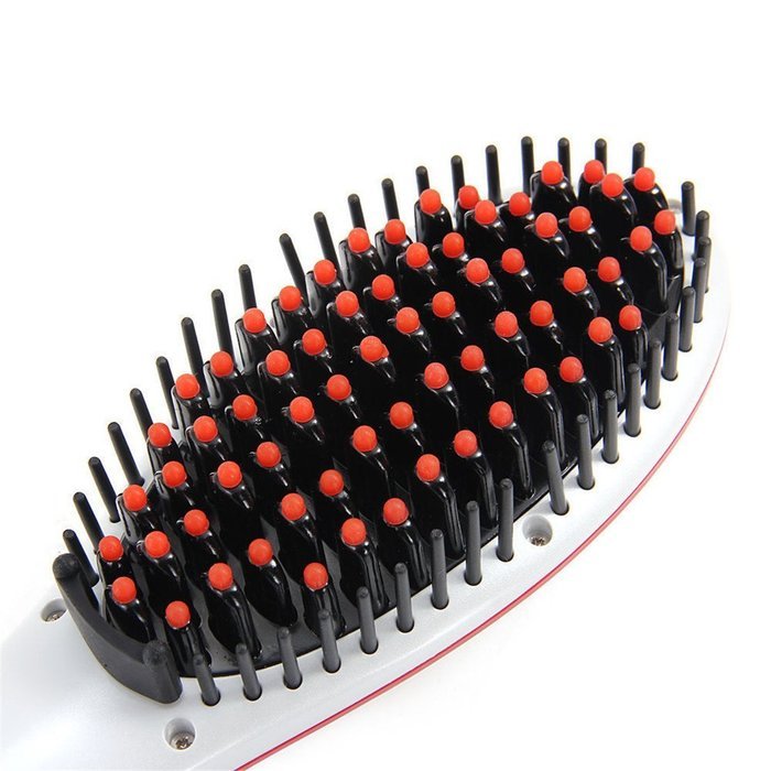 ShungHO Hair Straightener Comb Pro Automatic LCD Temperature Control Paddle Brush