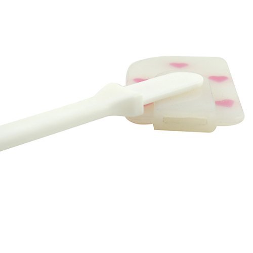 2win2buy Flexible Silicone Spatulas Essential Bakeware Tool Heart-shaped Pattern Jam Cream Spatula Mixing N6