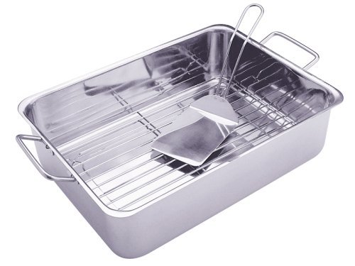Progressive International Stainless Steel Roasting Pan