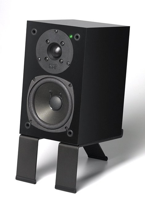 NHT SuperPower 90-Watt Powered Speaker (Gloss Black, Single) (Discontinued by Manufacturer) N2