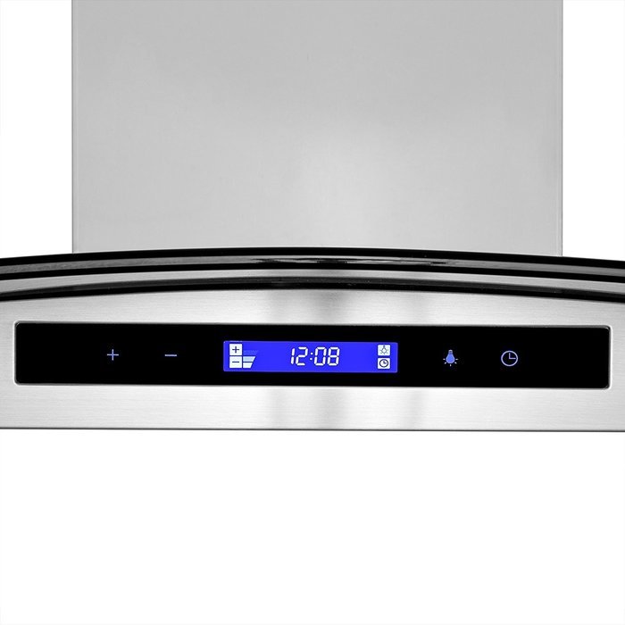 AKDY 36" Stainless Steel Wall Mount Type LED Display Touch Control Panel Kitchen Range Hood w/ Multi-Layer Aluminum... N5