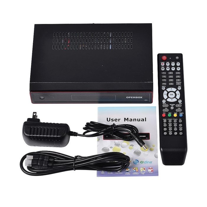 Openbox Z5 HD FTA (Free-To-Air) Satellite Receiver + HDMI cable