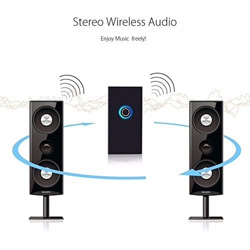 OWIKAR Mini 5V 3.5mm 2 in 1 Wireless Bluetooth Audio Transmitter and Receiver A2DP Music Stereo Dongle Adapter... N4