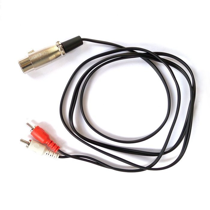 Yeworth&reg; 5ft/1.5m XLR Y Splitter Patch Cable, 1 XLR Female to 2 RCA Male Stereo Plug Adapter Cable